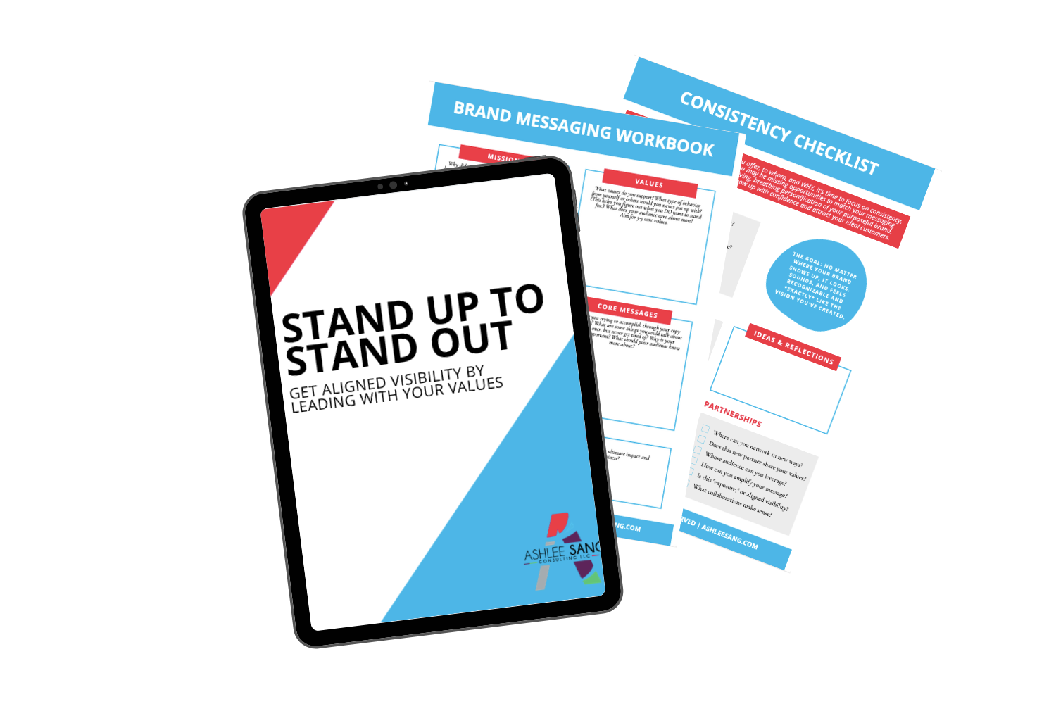 Stand Up To Stand Out Workbook Success Ashlee Sang Consulting LLC