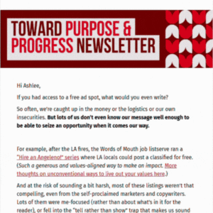 Newsletter Scroll-Through